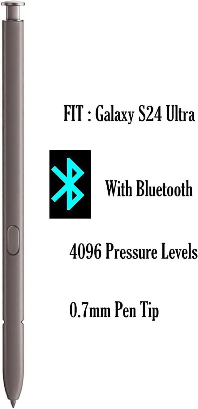 Alt view image 2 of 7 - Galaxy S24 Ultra S Pen withBluetooth Replacement for Samsung Galaxy S24 Ultra,S Pen S24 Ultra (Violet/Gray)