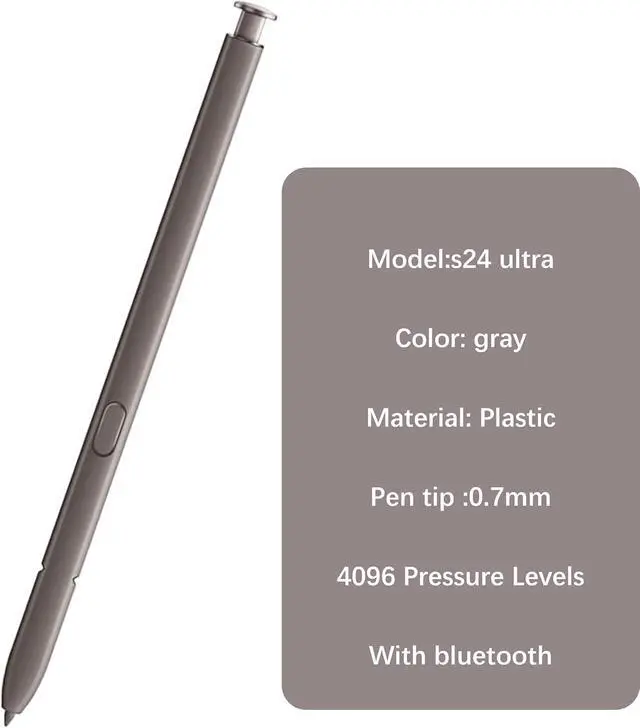 Alt view image 4 of 7 - Galaxy S24 Ultra S Pen withBluetooth Replacement for Samsung Galaxy S24 Ultra,S Pen S24 Ultra (Violet/Gray)