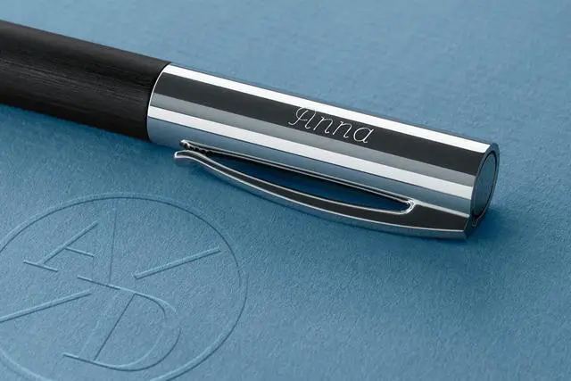 Alt view image 3 of 4 - Faber-Castell Ambition Rollerball Pen - Black Resin