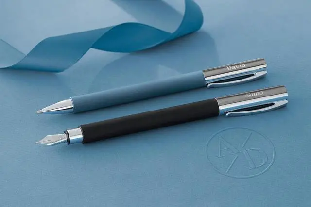 Alt view image 4 of 4 - Faber-Castell Ambition Rollerball Pen - Black Resin