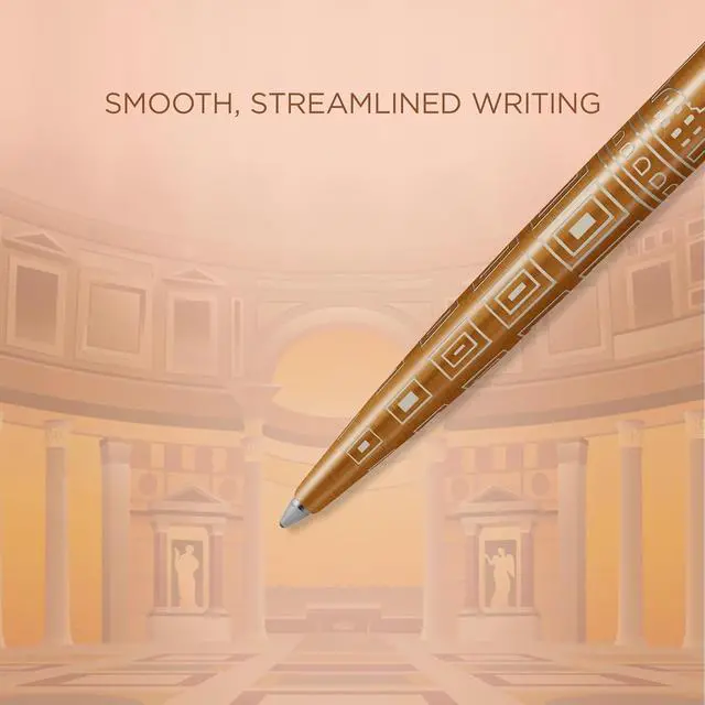 Alt view image 4 of 6 - Parker Jotter Ballpoint Pen | Special Edition | Rome Bronze CT | Medium Point with Blue Ink | Gift Box