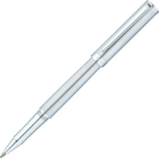 Main image of Sheaffer Intensity Engraved Chrome Rollerball Pen with Chrome Cap and Trim