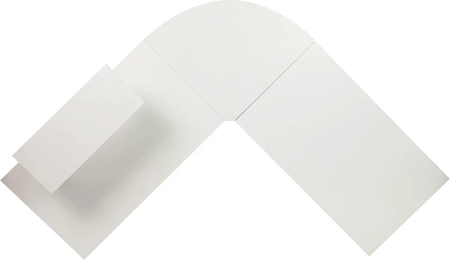 Alt view image 7 of 7 - Flash Furniture 71.5" L-Shaped Corner Desk, White/Black
