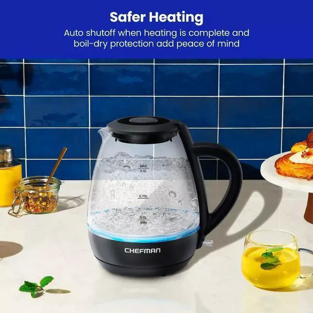 Alt view image 5 of 6 - 1L Rapid-Boil Kettle with Automatic Shutoff