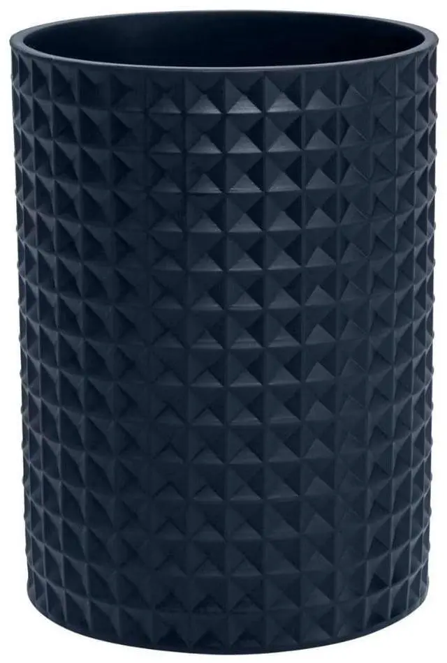 Main image of Moda at Home Braemar Resin Bathroom Wastebin Blue