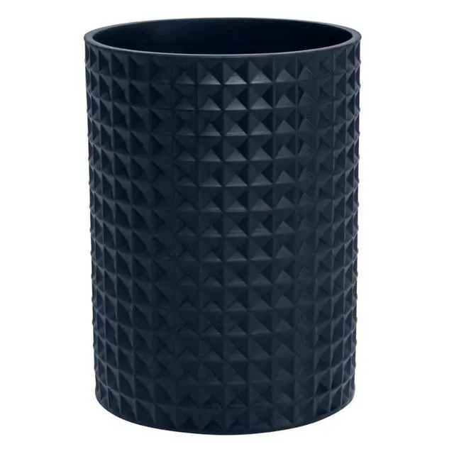 Alt view image 6 of 6 - Moda at Home Braemar Resin Bathroom Wastebin Blue