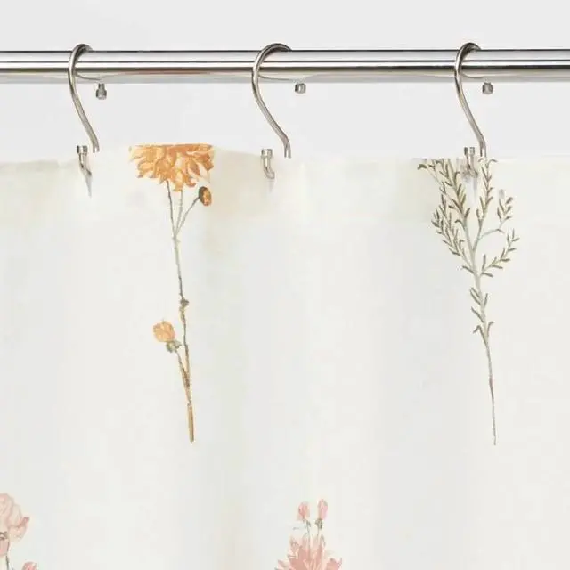 Alt view image 3 of 3 - Climbing Floral Shower Curtain Pink