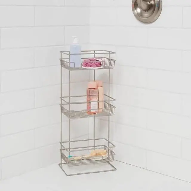 Alt view image 2 of 3 - Bathroom Organizer with Rust-Resistant Steel