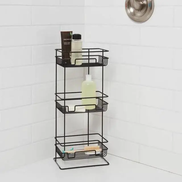 Alt view image 2 of 3 - Bathroom Organizer with Rust-Resistant Steel