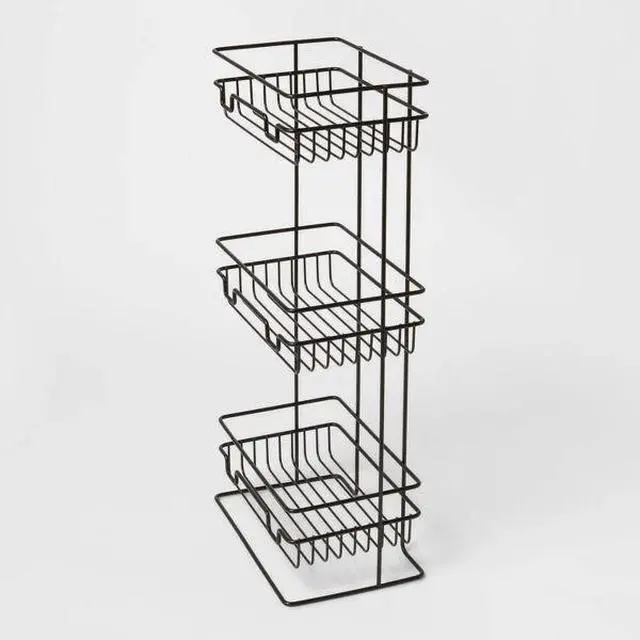 Alt view image 3 of 3 - Bathroom Organizer with Rust-Resistant Steel