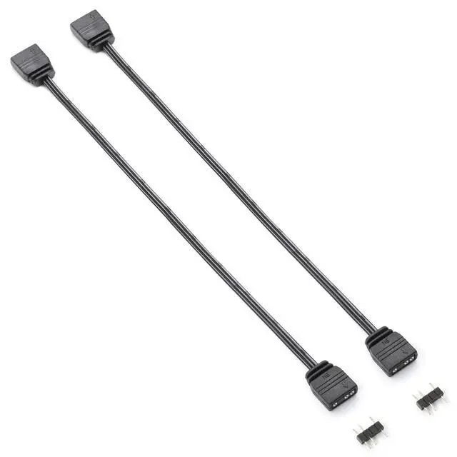 Alt view image 5 of 8 - ARGB Splitter Extension Cable 3 Pin Addressable RGB Splitter Expand Computer PC ARGB Fans and Other ARGB LED Series, 2 Pack 19.7 Inches