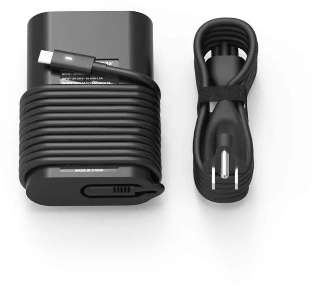 Alt view image 8 of 14 - 65W 45 Watt AC Adapter Compatible with Dell Laptop Charger USB C Computer Latitude 5420 7420 5540 5440 3540 7440 5450 5430 5520 5530 7430 E5430 E5440,XPS 13 Type C Power Cord
