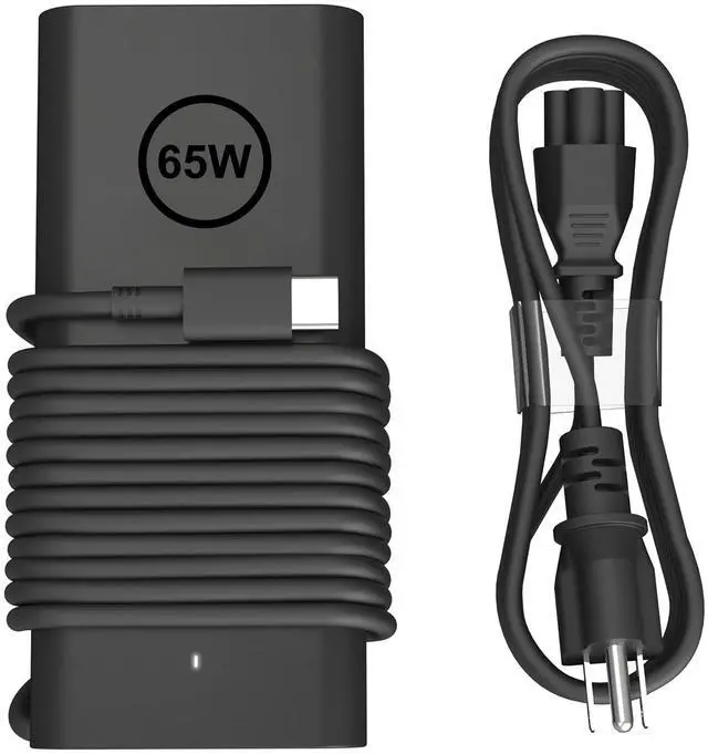 Alt view image 8 of 14 - 65W USB C AC Adapter Laptop Charger Compatible with Dell Latitude 3450 5520 7420 5420 5550 5450 5440 5430 5540 5530 7440 Inspiron 14 16 XPS 13 Chromebook 3100 Computer Type C Power Cord