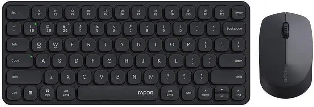 Alt view image 8 of 14 - 9010M Multi-Device Keyboard and Mouse Combo, 2.4GHz/Bluetooth 5.0/4.0 Wireless Keyboard & Mouse Set for Windows/Mac/Linux/Chrome, Support 4 Devices, Low-Profile Silent Click, Battery Powered