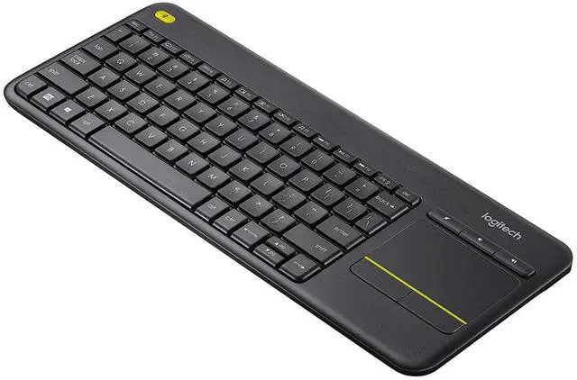 Alt view image 11 of 14 - K400 Plus Wireless Touch TV Keyboard with Easy Media Control and Built-in Touchpad, HTPC Keyboard for PC-Connected TV, Windows, Android, ChromeOS, Laptop, Tablet - Black