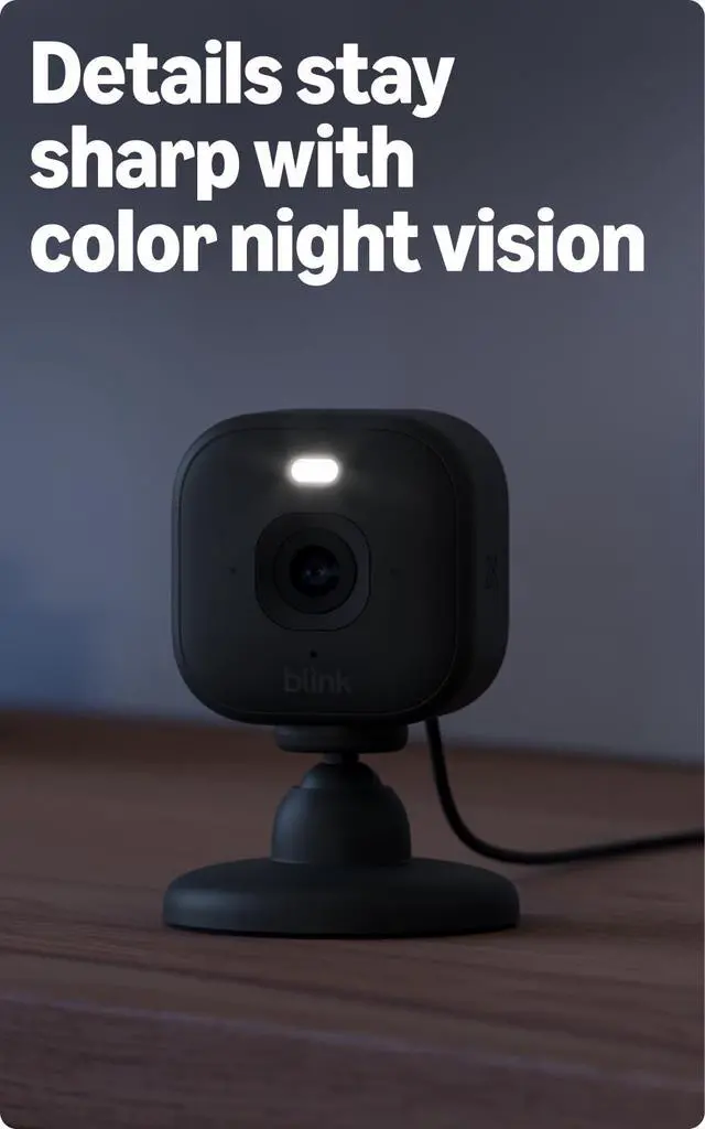 Alt view image 9 of 12 - Mini 2K+ (newest model) Plug-in Home & Pet Indoor Security Camera with 2K video resolution, night vision, enhanced audio, motion detection 1 camera (Black)