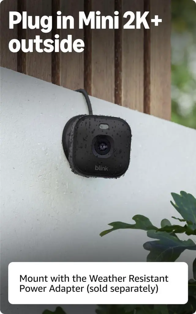 Alt view image 11 of 12 - Mini 2K+ (newest model) Plug-in Home & Pet Indoor Security Camera with 2K video resolution, night vision, enhanced audio, motion detection 1 camera (Black)