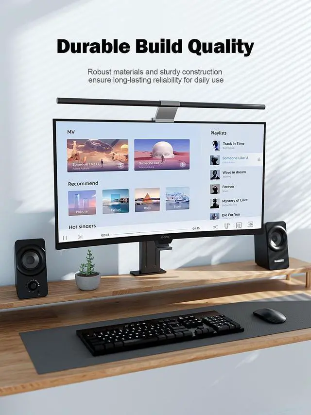 Alt view image 10 of 14 - Computer Speakers for Desktop PC, Dual Driver PC Speakers with RGB Lights, Plug & Play Compact Wired USB Speaker for Laptop & Desktop, USB or USB-C for Power & Audio
