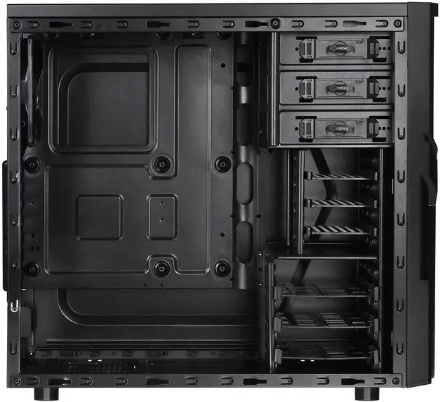 Alt view image 10 of 14 - H21 SPCC ATX Mid Tower Computer Chassis CA-1B2-00M1NN-00,Black