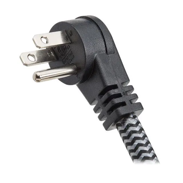 Alt view image 11 of 14 - 6-Outlet Surge Protector Power Strip, Flat Plug 10ft Braided Extension Cord, 1200 Joules, 15A Circuit Breaker, Lifetime Manufacturer's Warranty & $10,000 Insurance (TLP610DB)