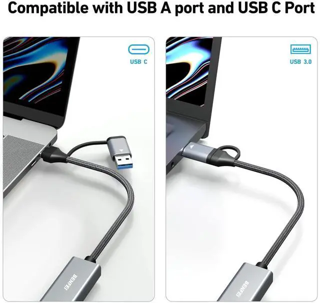 Alt view image 12 of 14 - Video/Audio Capture Card Supporting Full HD 1080P 60FPS for Streaming, Recording, Gaming, Compatible with Switch, PS4, PS5, Xbox, Work with PC/Windows/Mac OS
