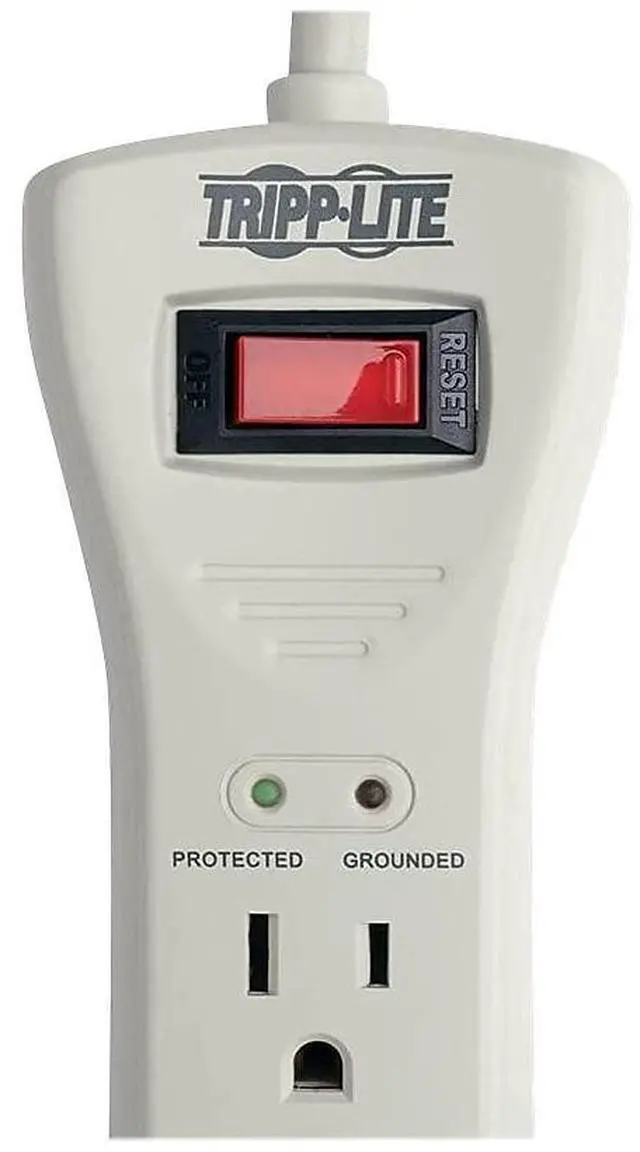 Alt view image 10 of 14 - Series SUPER7 Flat Plug Power Strip Surge Protector, 7 Outlets, 7ft Extension Cord, 2160 Joules, UL Listed & Certified, White, Lifetime Manufacturer's Warranty & $75,000 Insurance