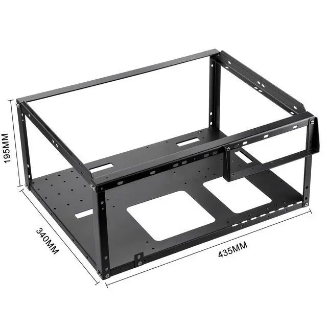 Alt view image 8 of 12 - PC Test Bench,Open Air PC Case,Open Frame Computer Chassis, DIY Stackable Techbench Server Rack Mount PC Case for ATX MATX ETAX X79 X99 X10DRL-I X12DPI-N6 Micro ATX Motherboards