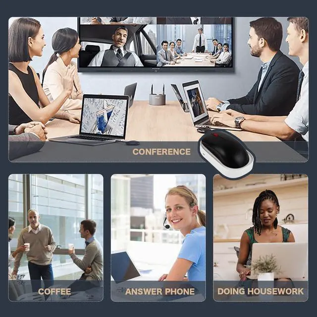 Alt view image 12 of 12 - Mouse Jiggler, Undetectable Mouse Mover Shaker Simulator for Computer Laptop Awakening, Keeps PC Active, No Software, Driver-Free with USB C to USB Adapter