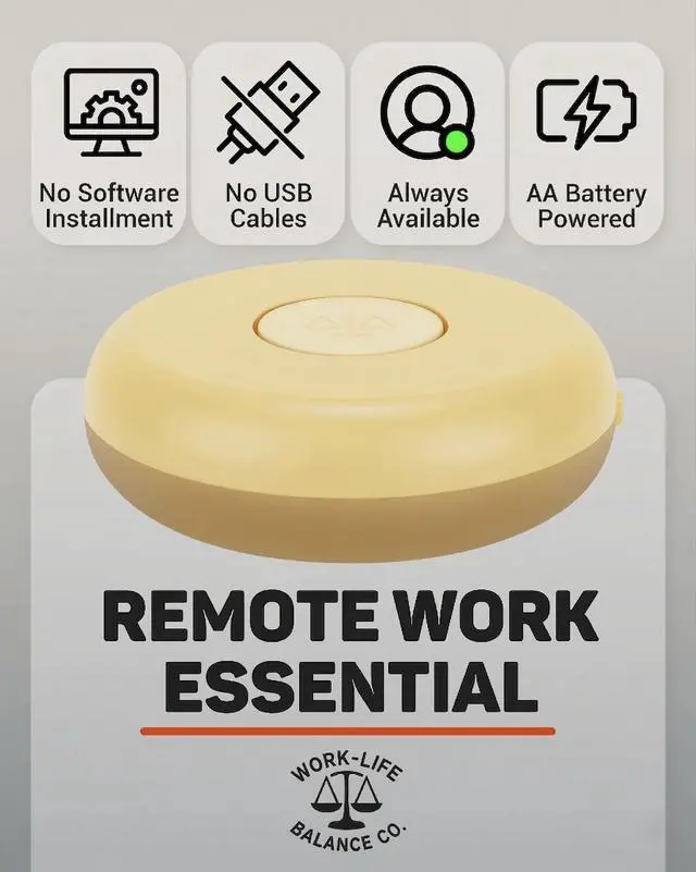 Alt view image 9 of 14 - Mechanical Mouse Jiggler - Undetectable Shaker Device to Keep Screen Active, Wireless Movers for Laptop, PC, Trackpad, Wireless Movers for Remote Work Essentials - Honey