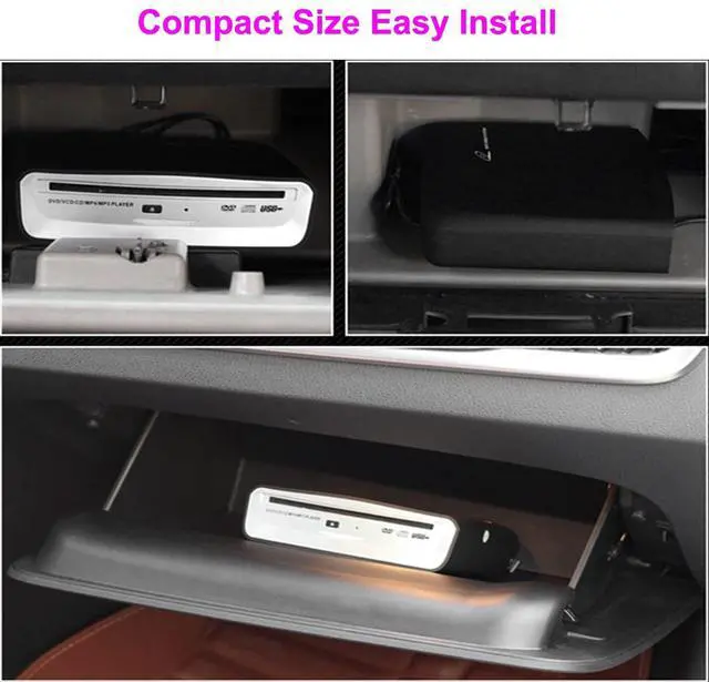 Alt view image 12 of 14 - External Car Universal CD Player Machine, Vehicle External USB CD Player for Car Android Navigation-Plug and Play(Android Version 4.4 and Above)