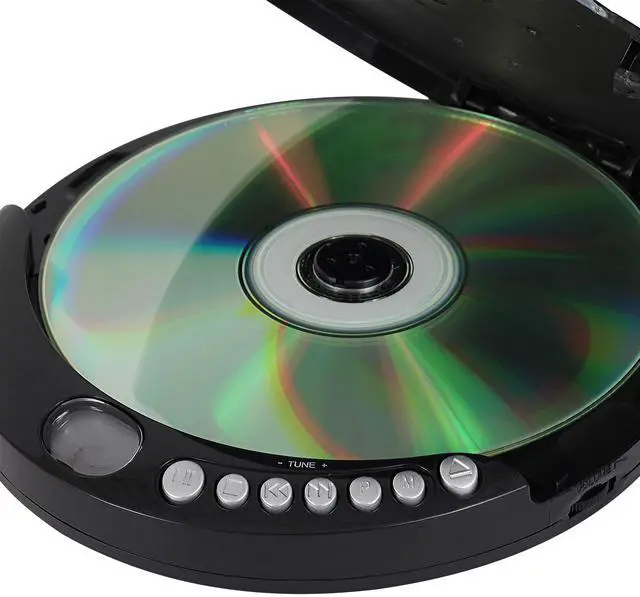 Alt view image 12 of 14 - Portable CD-120 Portable Personal CD Player Compact 120 SEC Anti-Skip CD Player Lightweight & Shockproof Music Disc Player & FM Radio Pro Sport-Earbuds for Kids & Adults (Black)