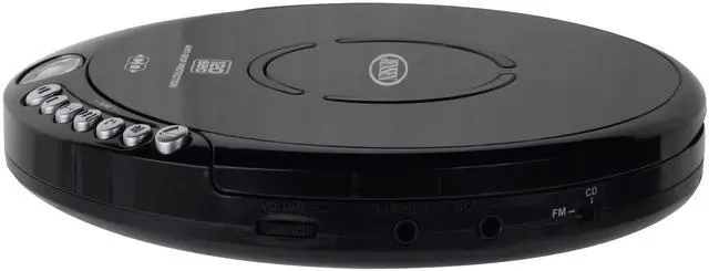 Alt view image 11 of 14 - Portable CD-120 Portable Personal CD Player Compact 120 SEC Anti-Skip CD Player Lightweight & Shockproof Music Disc Player & FM Radio Pro Sport-Earbuds for Kids & Adults (Black)