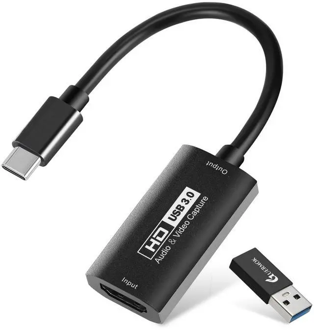 Alt view image 8 of 14 - Video Capture Card, USB3.0 HDMI to USB-C Capture Device, Stream & Record at 2K@30FPS 1080P@60FPS, Compatible with Mac OS Windows, Quest 3, OBS, Zoom, PS5/4, Switch, Xbox (Black)