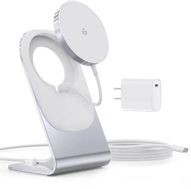 Alt view image 7 of 12 - Magnetic Wireless Charger for iPhone 17/16/15/14/13/12 - Mag Charger+20W USB C Adapter, Fast Wireless Charging Stand/Pad with 5ft USB-C Cable for iPhone 17/16/15/14/13/12, Airpod-Gift for Men & Women