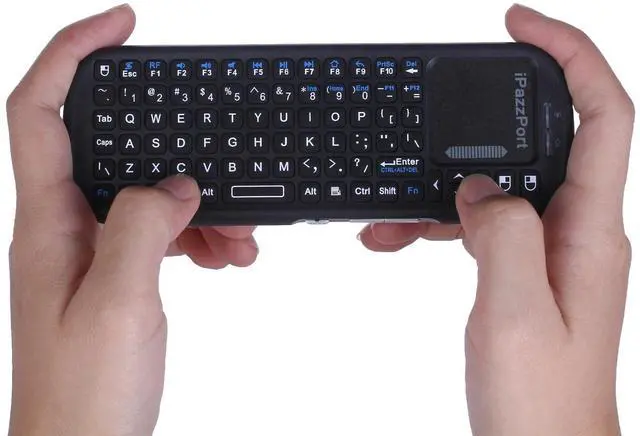 Alt view image 8 of 14 - 2.4G Mini Wireless Keyboard with Touchpad Mouse Combo, Lightweight Portable Keyboard Controller, Compatible with Android TV Box/PC/Tablets/PS4/Raspberry Pi 3/HTPC KP-810-19S