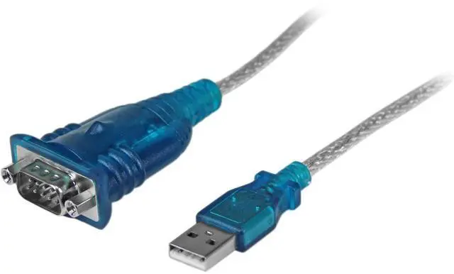 Alt view image 7 of 12 - 17in (43cm) 1-Port USB to Serial Adapter Cable, USB-A to DB9 RS232 Adapter, Prolific Chipset - M/M