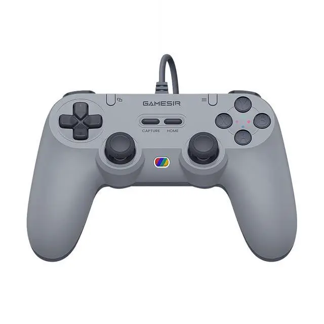 Alt view image 7 of 12 - Wired Game Controller For Switch, Android, iOS, PC, Steam With Retro 90s Design, Hall Effect Sticks, 1000Hz Polling Rate, Dual Rumble Motors, Mappable Back Buttons, Ultra-Low Latency