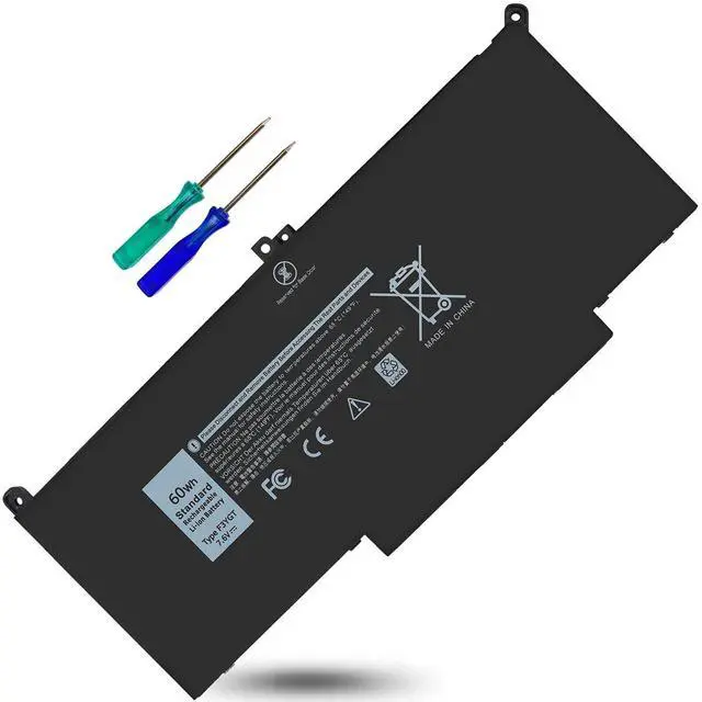 Alt view image 7 of 12 - 7480 7490 F3YGT Laptop Battery Replacement for Dell Latitude 7280 7390 7380 7290 7480 7490 P29S002 P73G002 Series DM3WC DM6WC KG7VF P73G 451-BBYE 453-BBCF 2X39G 60WH 7.6V.