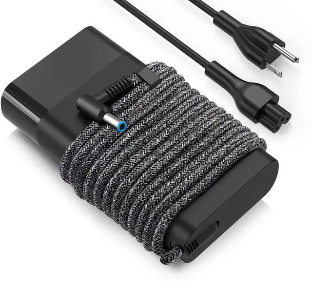 Alt view image 8 of 9 - New Slim 65W Laptop Charger for HP Envy x360 Charger,Spectre x360 13-4193nr 15t-ap000,Pavilion X360,ProBook X360 11 450 650 640 G1 G2 G3 G4 G5 G6 G7,EliteBook Stream Blue Tip Power Supply Cord