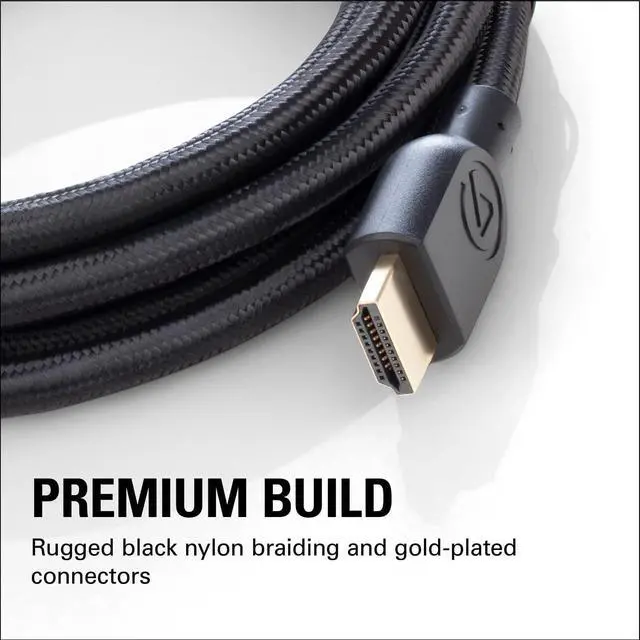 Alt view image 9 of 12 - Ultra High Speed HDMI Cable Certified HDMI 2.1, 48 Gbit/s, Supports 8K@60Hz, 4K@120Hz, Dynamic HDR, eARC, Dolby Atmos, Compatible with HD60 X, Sony PS4/PS5, Xbox Series X/S etc., 6.5ft