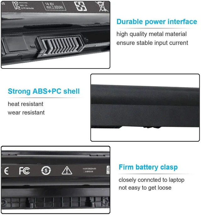 Alt view image 10 of 14 - 40Wh Type M5Y1K 14.8V Battery for Dell Inspiron 15 5000 3000 Series 5566 5555 5558 5559 5758 3567 3551 3552 3558 14 3451 3452 3458 5458 17 5755 5758 5759 GXVJ3 HD4J0 WKRJ2 VN3N0 P51F P47F P63F P64G