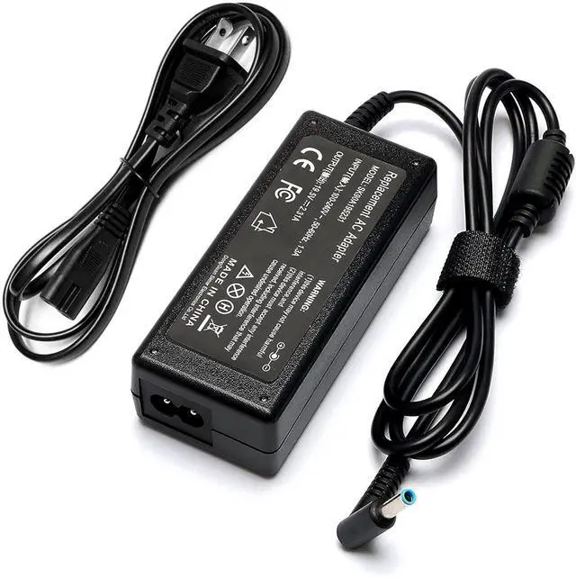 Alt view image 8 of 13 - 45W Laptop Charger Compatible with HP 15 17-4.5 * 3.0mm Blue Tip Power Supply Cord