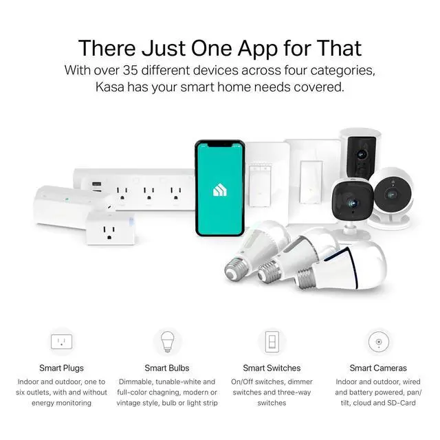 Alt view image 14 of 14 - Plug Power Strip KP303, Surge Protector with 3 Individually Controlled Smart Outlets and 2 USB Ports, Works with Alexa & Google Home, No Hub Required , White