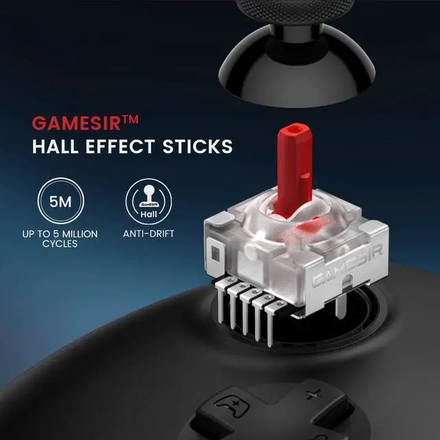 Alt view image 10 of 14 - G7 HE Wired Xbox Controller, Officially licensed Controller for Xbox Series X|S, Xbox One, Windows 10|11, PC, Video Game Controller with Hall Effect Sticks (Black)