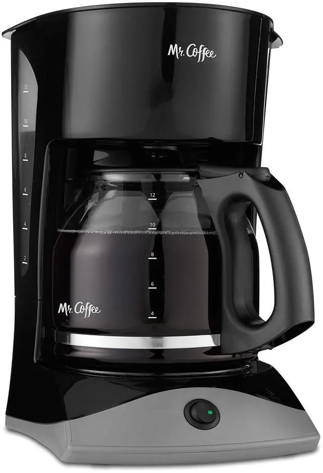 Alt view image 6 of 10 - Black Coffee Maker, 12 Cups, with Auto Pause and Glass Carafe, Perfect for Home and Office Use