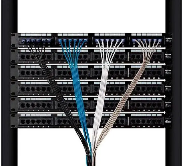 Alt view image 10 of 10 - Cat6A 6in Blue 10-Pk Patch Cable UTP 30AWG 10G Pure Bare Copper Snagless RJ45 SlimRun Series Ethernet Cable