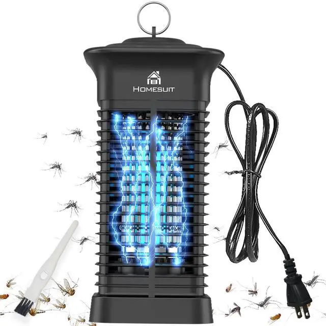 Alt view image 8 of 14 - Bug Zapper 15W for Outdoor and Indoor, High Powered 4000V Electric Mosquito Zappers, Mosquito Killer, Electronic Mosquitoes Light Bulb Lamp for Home Backyard Patio