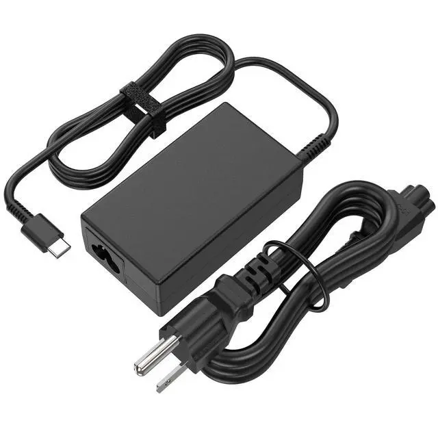Alt view image 9 of 14 - 65W Laptop USB Charger Compatible with HP EliteBook x360 1040 630 745 835 840 G9 845 860 G10 Elite x2 1012 G2 G4 G8 ProBook 440 450 455 460 Envy x360 17 Spectre - Type-C 20V 3.25A P/N: L65505-002