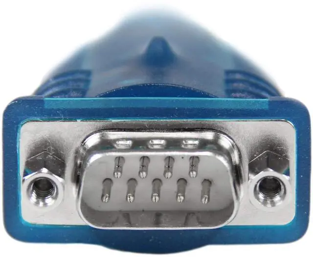 Alt view image 8 of 12 - 17in (43cm) 1-Port USB to Serial Adapter Cable, USB-A to DB9 RS232 Adapter, Prolific Chipset - M/M