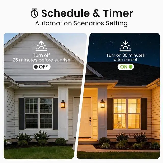 Alt view image 9 of 10 - Switches for Lights, WiFi Smart Light Switch Works with Alexa and Google Home, Neutral Wire Required, 2.4Ghz WiFi Light Switch with APP Control, Single Pole Smart Switch, 3